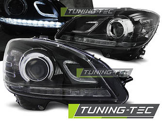 Передні фари тюнінг оптика Mercedes W204