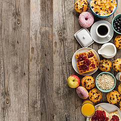 Фотофон 100 х 100 см вініловий для предметного знімання, фуд фото, фотосесії, фон, кондитерський, для торта