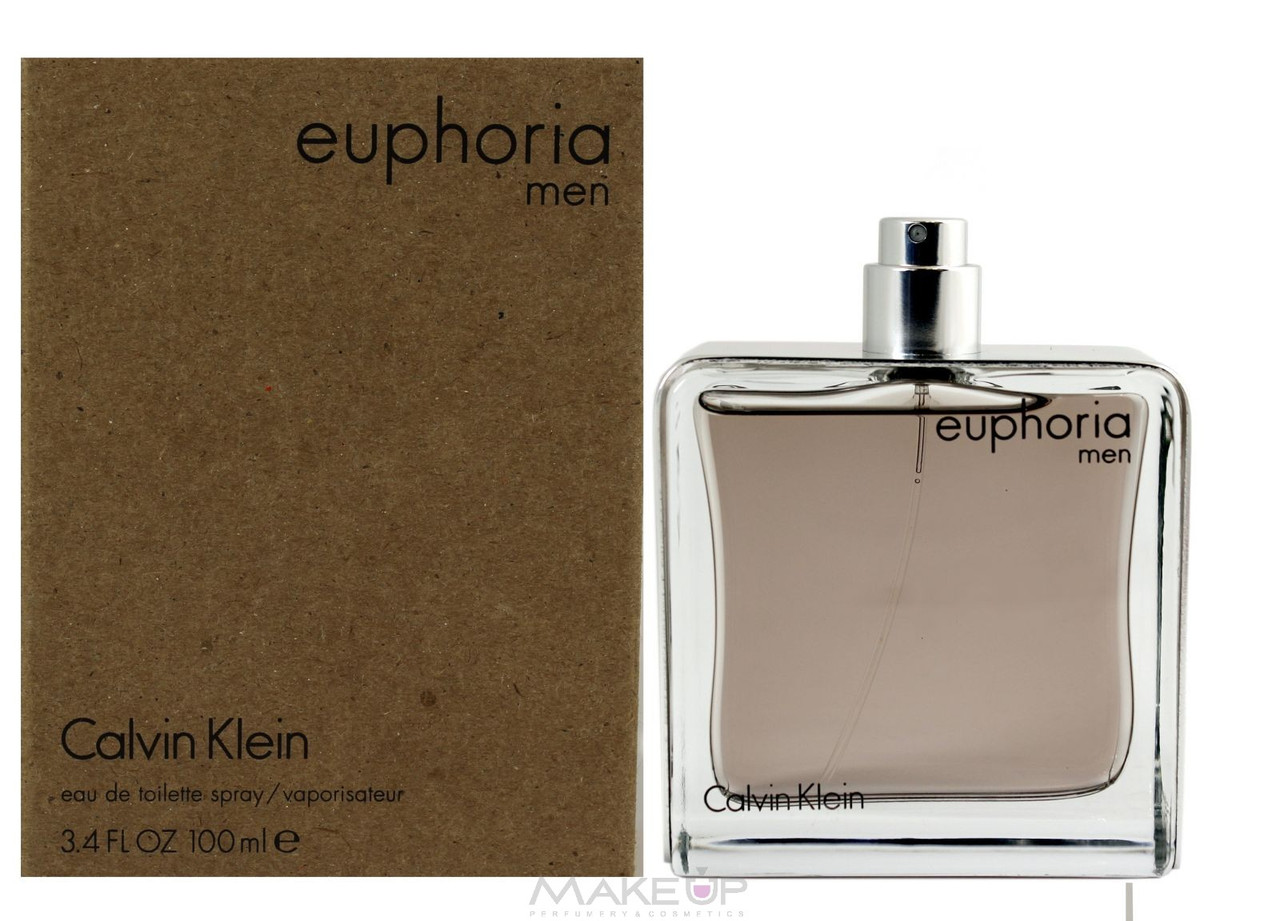 Calvin Klein Euphoria Men туалетна вода 100 ml. (Тестер Кельвін Кляйн Ейфорія Мен)