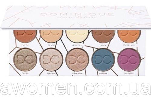 Тіні для очей Dominique Cosmetics Latte (10 кольорів)