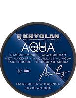 Классический черный аквагрим Kryolan Aquacolor, 8 мл (оттенок 071)