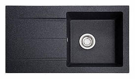 Кухонна мийка гранітна КВАДРОчорний