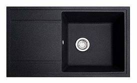 Кухонна мийка гранітна ТОПАЛ чорний