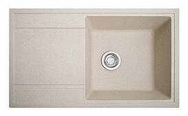 Кухонна мийка гранітна ТОПАЛ жовтий