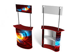 Промостол (промостійка) 900х2000х400 мм (Нанесення зображення: Без зображення;  Ламінація: Без ламінації;