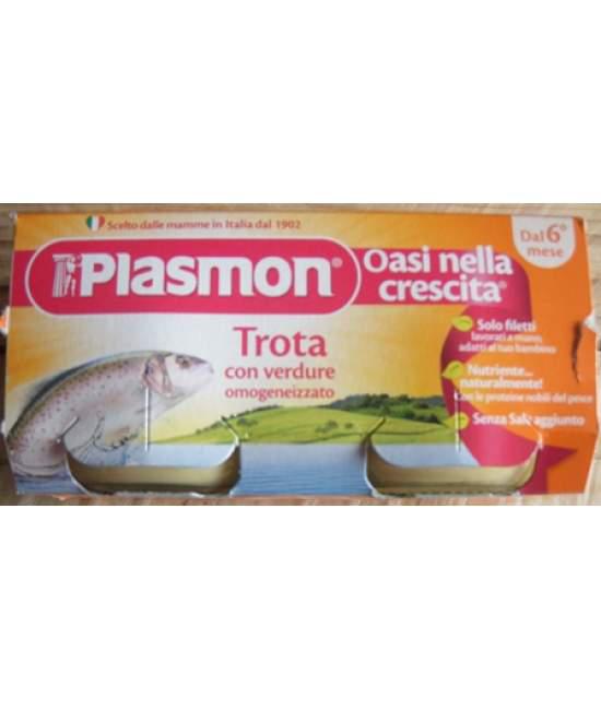 Пюре Plasmon Trota форель  2х80гр