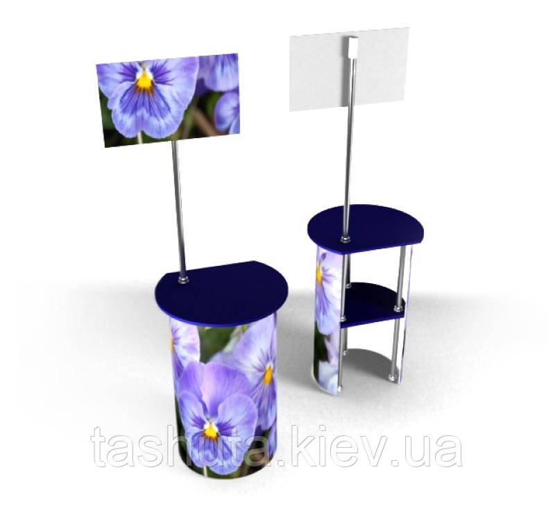 Промостійка MINI-2 520х2000х450 мм (Нанесення зображення: Без зображення;  Ламінація: Без ламінації;