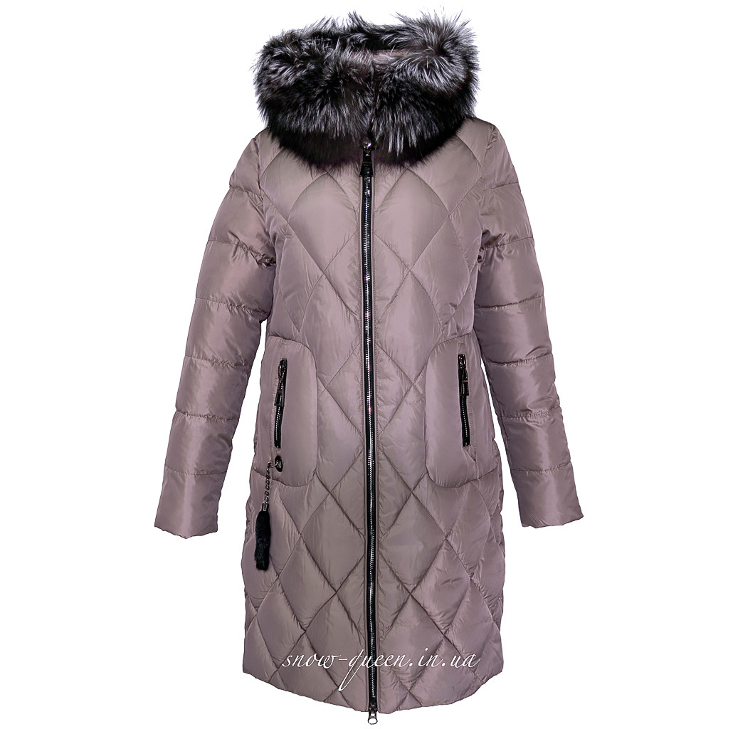 Пуховик із натуральним хутром Symonder, фото 1