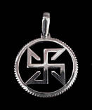 Яроврат слов'янський оберіг зі срібла 925-ї проби, фото 3