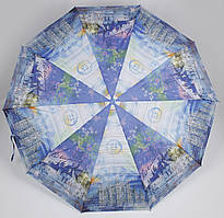 Зонт жіночий складний напівавтомат міста Feeling rain
