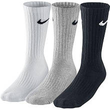 Спортивні шкарпетки Nike 3PPK Value Cotton SX4508-965 L (42-46)
