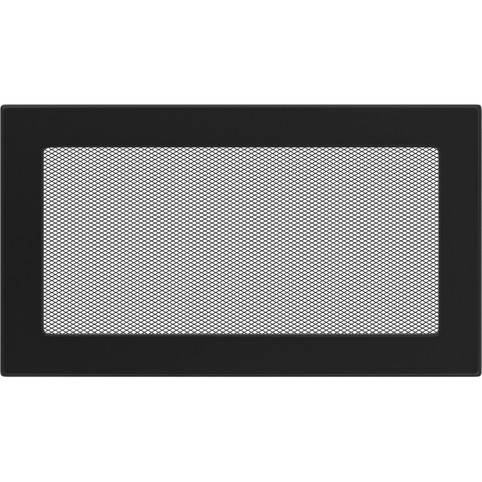 Камінна решітка чорна 17x30 Kratki, фото 1