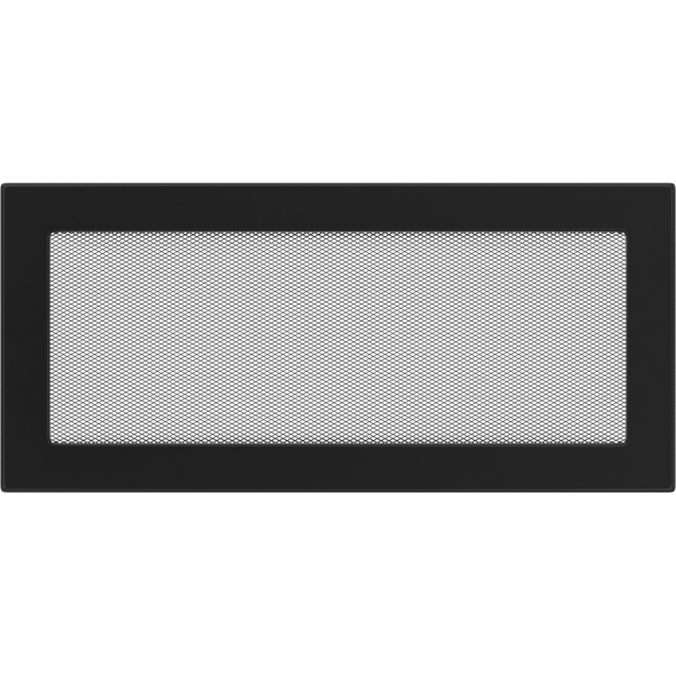 РЕШІТКА KRATKI ЧОРНА 17*37 (ФАРБОВАНА) - фото 1 - id-p717923309