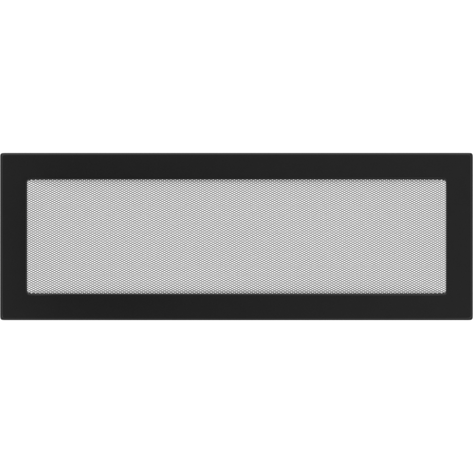 Камінна решітка чорна 17x49 Kratki - фото 1 - id-p717926274