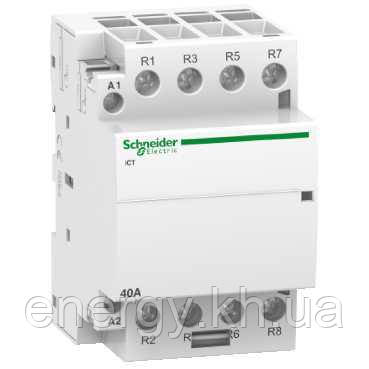 Модульний контактор Schneider Electric Acti9 40A 4НЗ 230V A9C20847