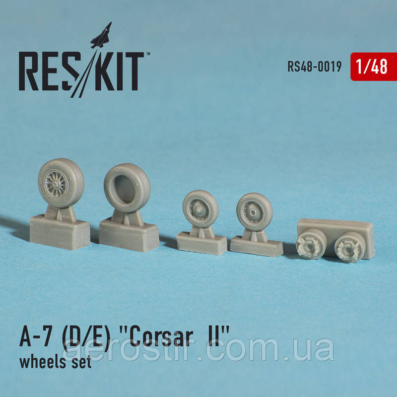 LTV A-7 "Corsair II"D wheels set 1/48 RES/KIT 48-0019