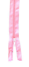 Спіральна блискавка Рожева 50см Тип 5 роз'ємна пластикова с одним бігунком