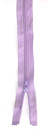 Спіральна блискавка Світло фіолетова 50см Тип 5 роз'ємна пластикова с одним бігунком