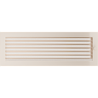 Камінна решітка кремова з жалюзями 17x49 Kratki