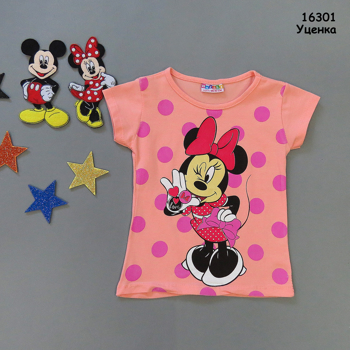 Футболка Minnie Mouse для дівчинки. 3-4 роки
