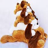 Дитяча м'яка іграшка собака "Тузлик" 65 см. Плюшеві іграшки тварини Гіпоалергенні м'які іграшки, фото 4