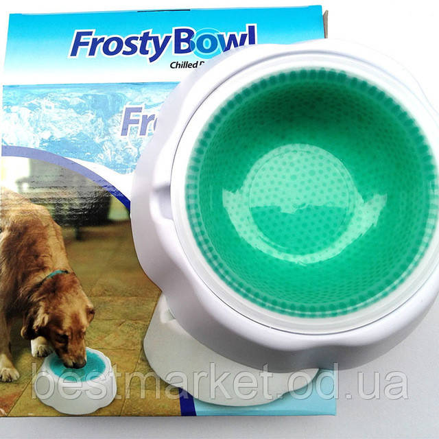 Охолоджувальна миска для води для хатніх тварин Frosty Bowl