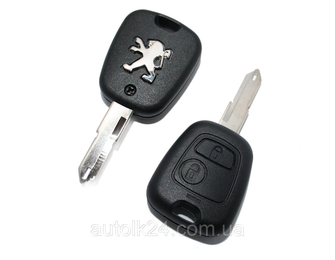 Заготівля ключа для Peugeot 2 кнопки лезо NE72, фото 1