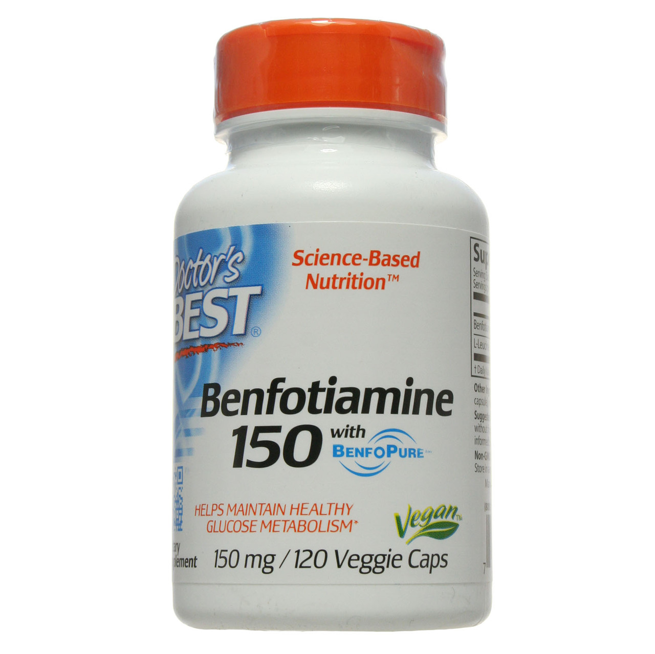 Бенфотиамин, Doctor's s Best, 150 мг, 120 капсул