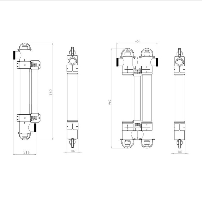 Ультрафиолетовая установка Elecro Steriliser UV-C E-PP-55 для дезинфекции воды - фото 2 - id-p718039901