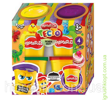 Тісто для ліплення Master Do 4 банки x 50 г