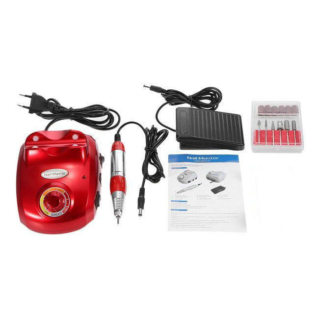 Профессиональный фрезер Beauty Nail Master DM-502 Glazing Machine 00073 для маникюра педикюра 30W Red - фото 2 - id-p718109148