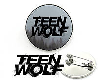 Значок брошь с изображением логотипа Teen Wolf Волчонок