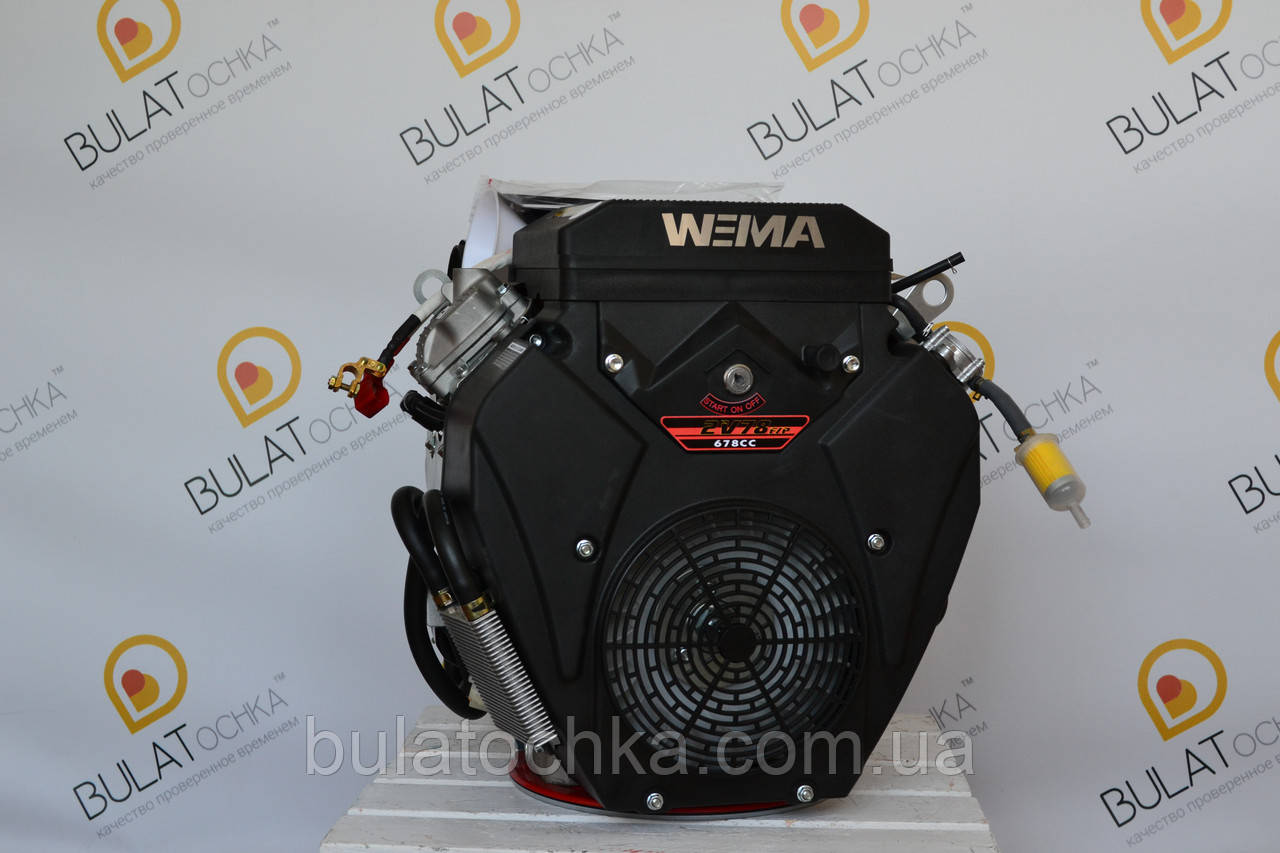 Двигун WEIMA WM2V78F-2цил. (вал конус і шпонка), бензин 20,0 л. с.