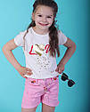 Стильні шорти для дівчинки 1-5 років, фото 2