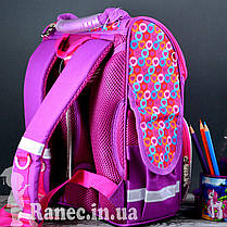 Рюкзак каркасний Smart 554440 PG-11 Hearts pink, 31*26*14, фото 3