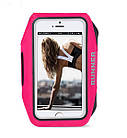 Чохол на руку для бігу та спорту Hosa Runner для смартфонів до 5 дюймів рожевий, фото 4