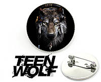 Значок брошь с изображением волка Teen Wolf Волчонок