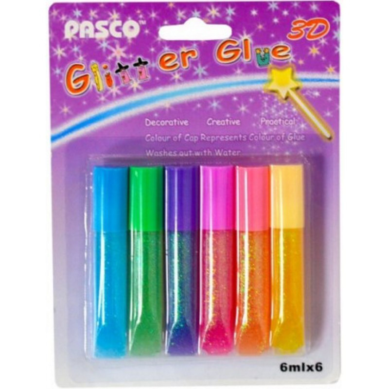 Клей із глітером Pasco Glitter Glue 3D