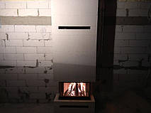 Фото готового каміна крупним планом