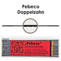 Пилки для лобзикового станка PEBECO doppelzahn N1, комплект 6 шт