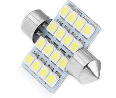 Автолампи світлодіодна C5W 31mm-16SMD-3528
