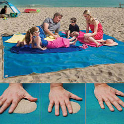 Пляжний килимок підстилка покривало анти пісок Sand Free Mat 200*200 см