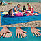 Пляжний килимок підстилка покривало анти пісок Sand Free Mat 200*200 см, фото 4