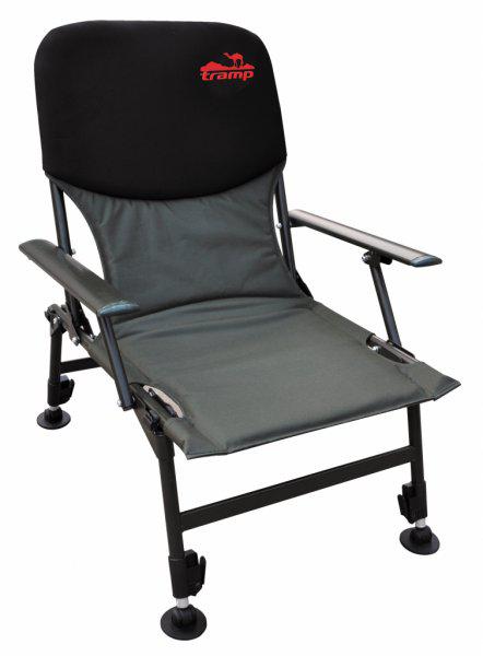 Крісло розкладне для відпочинку на природі зі спинкою та підлокотниками Крісло Tramp Fisherman TRF-032
