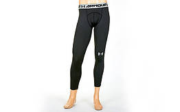 Штани чоловічі компресійні для спорту Under Armour CO-803 (лайкра, M-2XL-165-185cм, чорний)