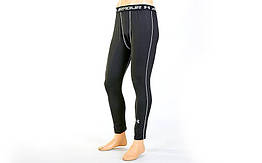 Штани чоловічі компресійні для спорту Under Armour CO-900 (лайкра, M-2XL-165-185cм, чорний)