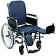 Інвалідний візок крісло OSD-YU-ITC з санітарним оснащенням для інвалідів літніх дорослих, фото 3