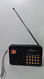 Радіоприймач NewKanon K011U, FM 87-108 Mhz, USB/microSD, mp3, акумулятор Li-Ion 800mAh BL-5C, фото 4