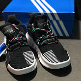 Кросівки Adidas EQT Support Bask Adv Core Black Sub Green ААА+, фото 3