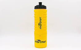 Пляшка для води спортивна MARATON SFB11 500 мл (пластик, жовтий)